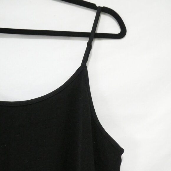 MICHEL STUDIO COLLECTION | 2X | Shimmering Black Spaghetti Strap Evening Cami - Picture 10 of 13